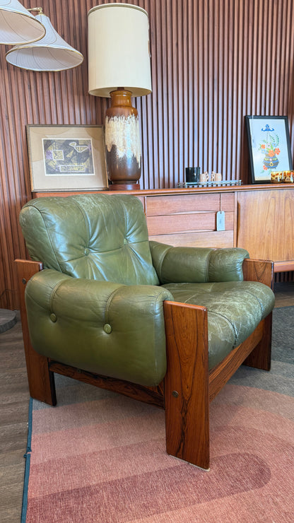 Vintage Kalustekiila Rosewood Lounge Chair, Made in Finland