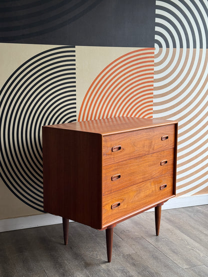 Vintage Teak Chest Of Drawers