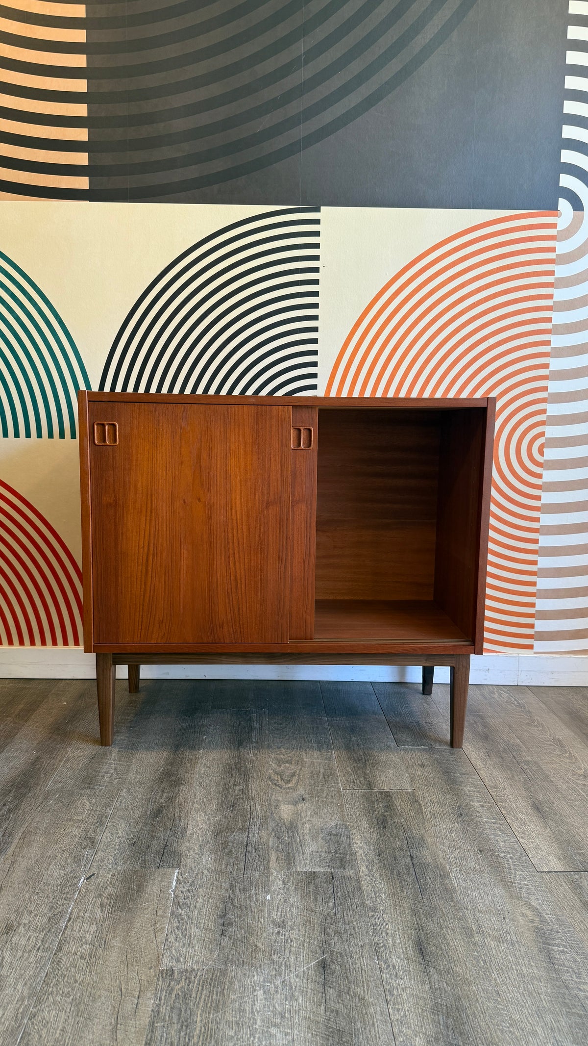 Vintage Danish Teak Cabinet on Custom Legs