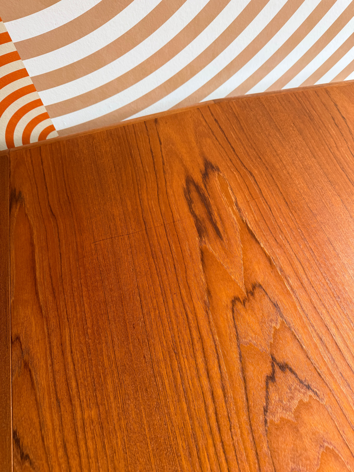 Vintage 1970s Teak Dining Table with 2 Leaves
