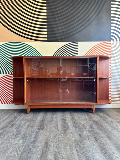 Vintage Mahogany Display Cabinet