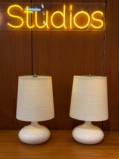 Lotte & Gunnar Bostlund Ceramic Lamp with Original Shade (Price is per lamp)