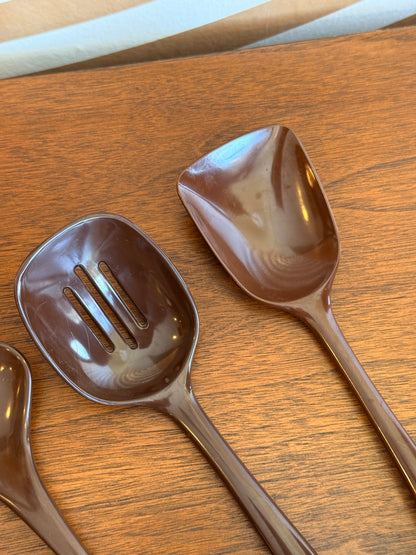 Set of 4 Vintage Melamine Utensils by Rosti,Denmark