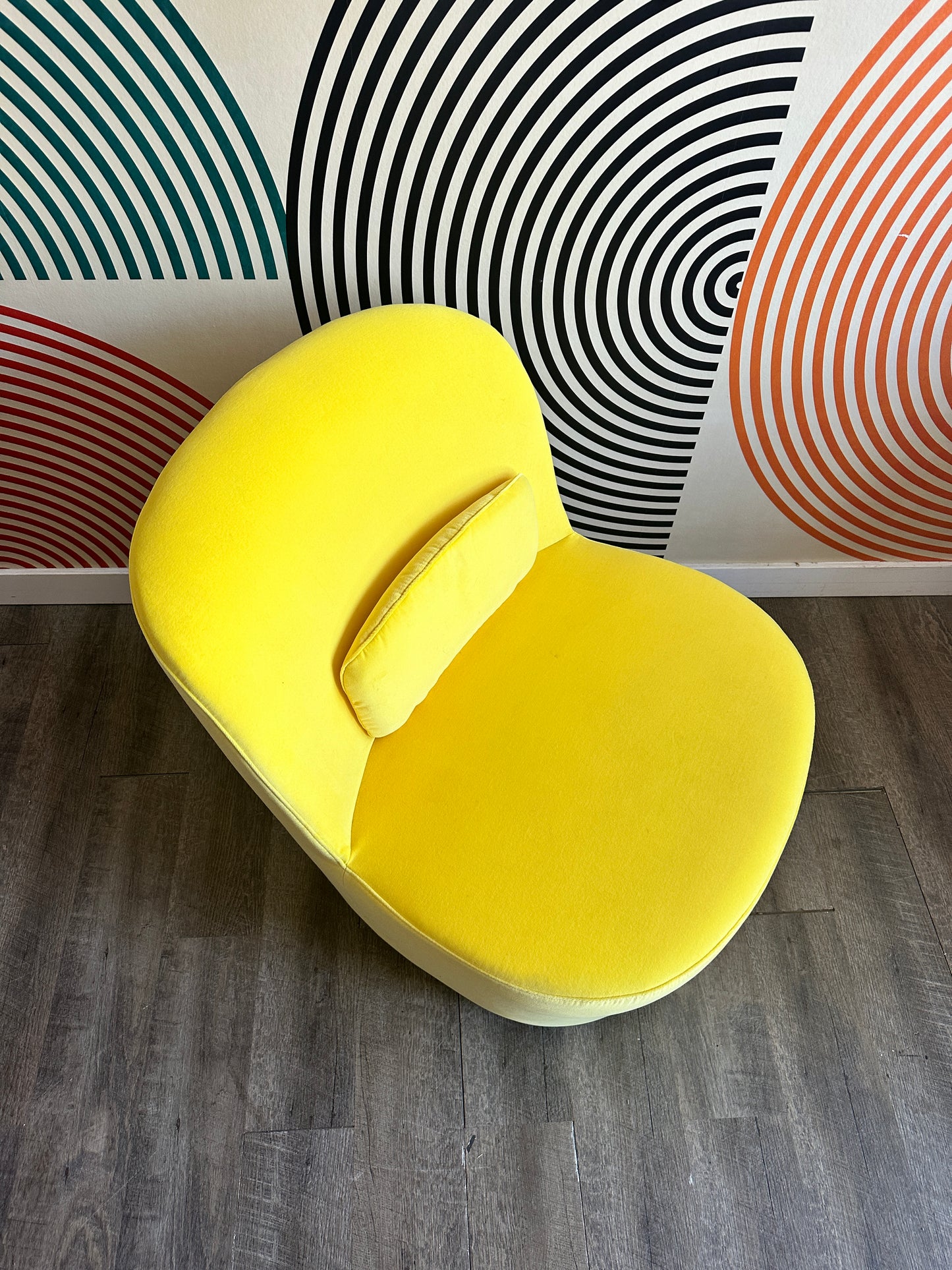 Yellow Swivel Chair by Ola Wilhborg for IKEA