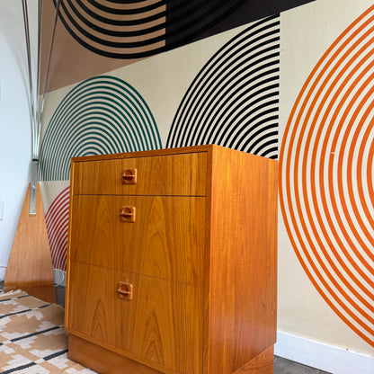 Small Teak Chest of Drawers