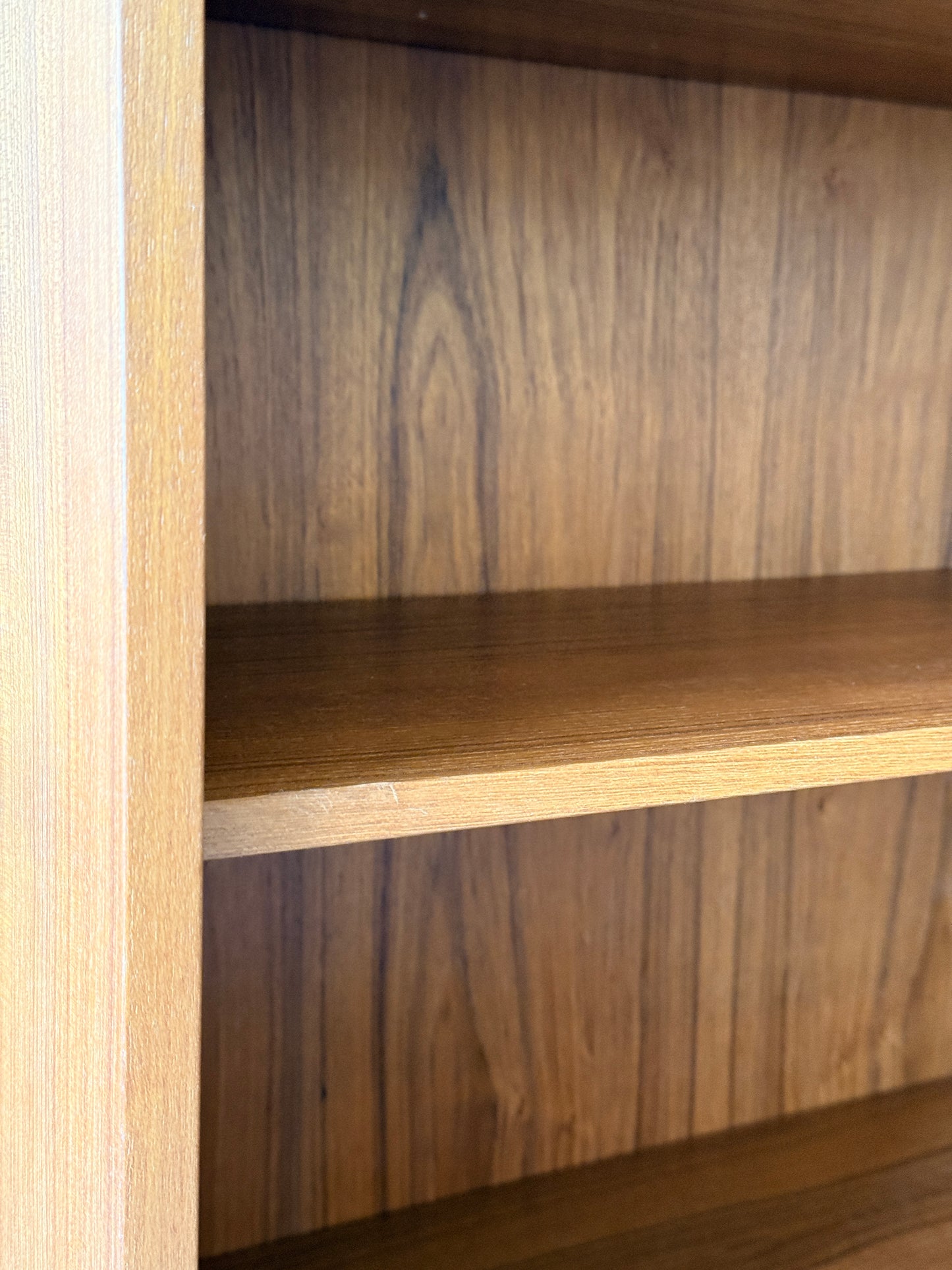 Vintage Danish Teak Bookcase on Custom Base by Ib Kofod Larsen