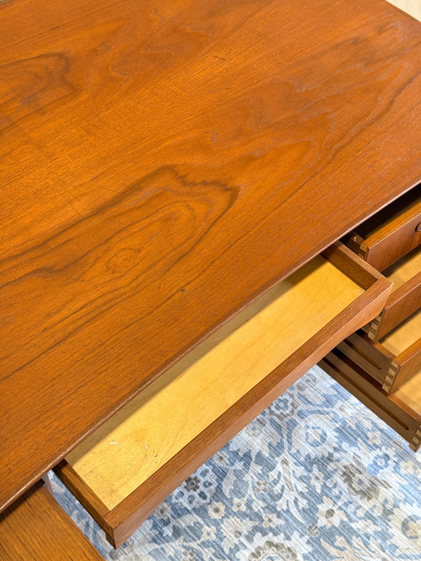 Vintage Danish Teak Writing Desk