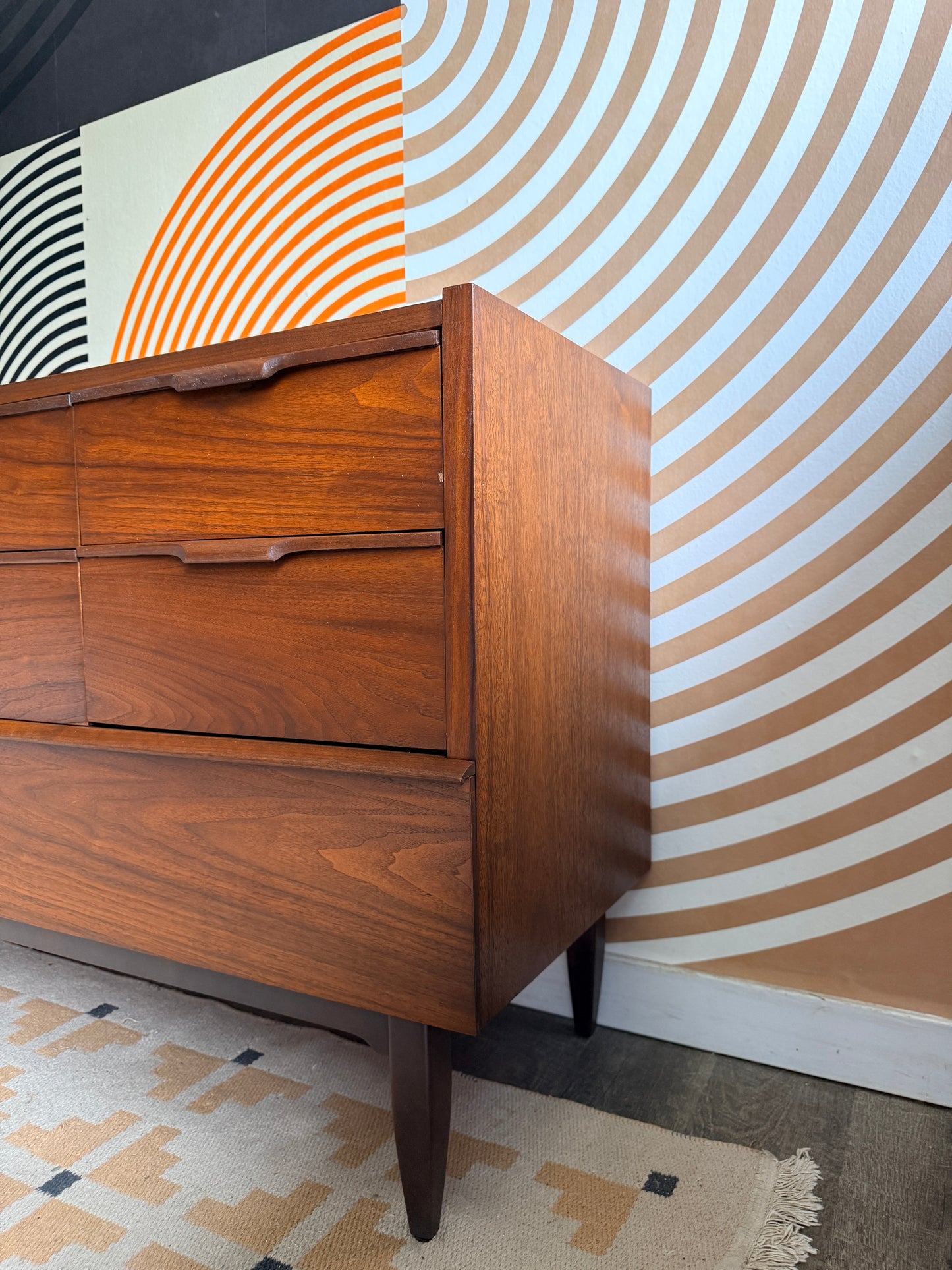 Vintage Walnut Haddon Hall Dresser