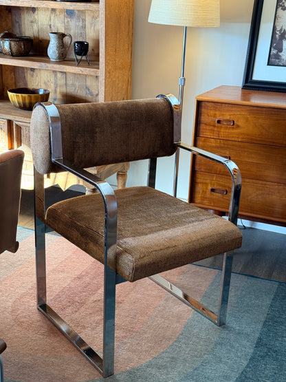 Vintage Chrome Armchair