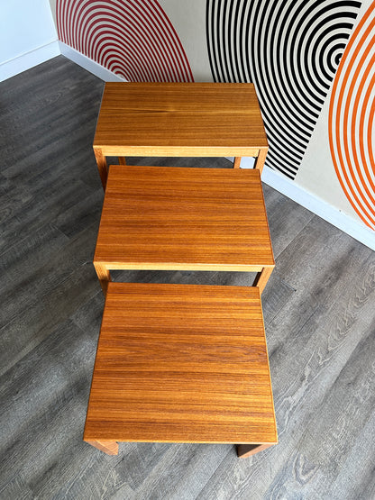 Danish Retro Teak Nesting Tables