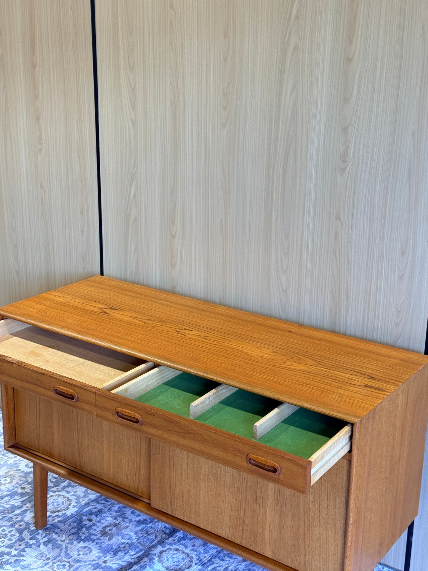 Vintage Petite Teak Sideboard