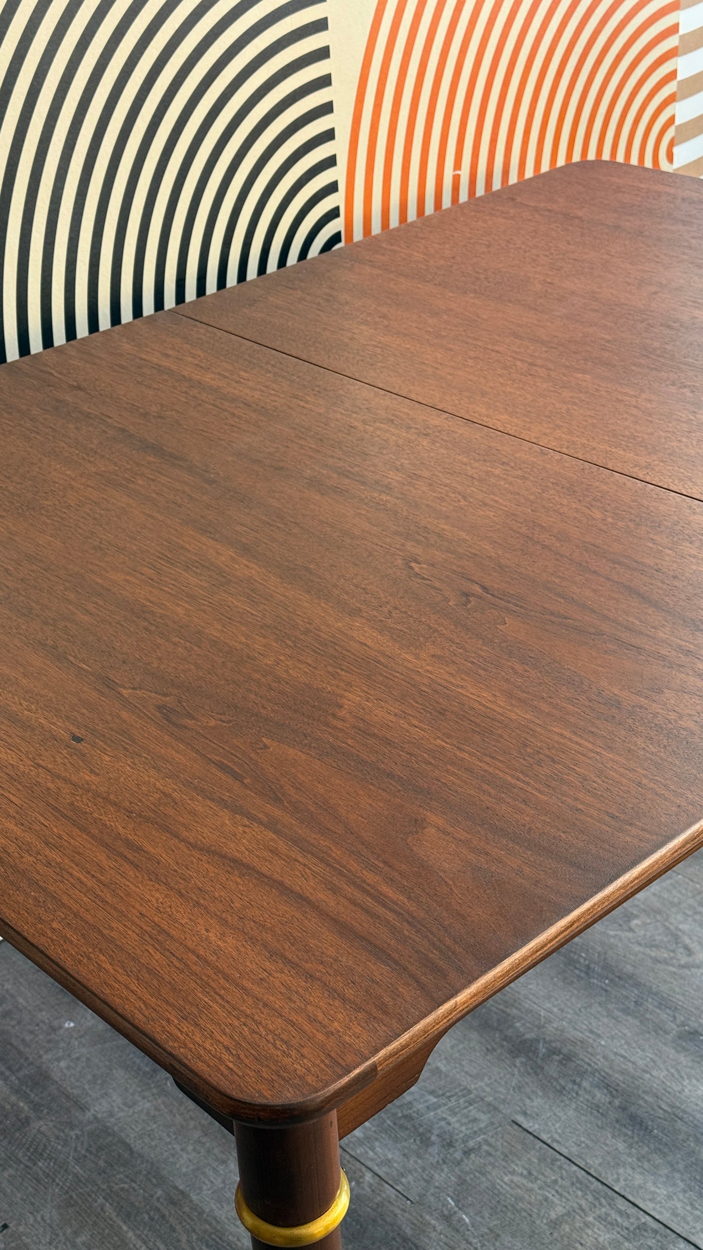 Extendable Vintage Walnut Dining Table