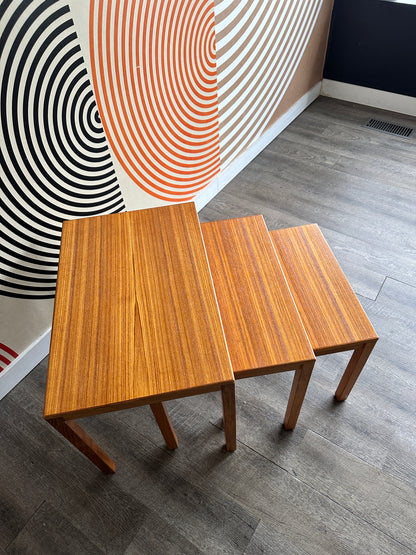 Danish Retro Teak Nesting Tables