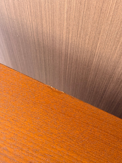 Low Vintage Teak Open Cabinet