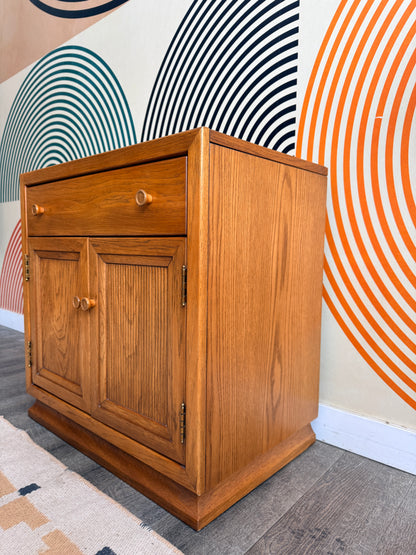 Small Vintage Oak Cabinet