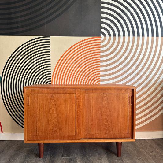 Petite Danish Teak Sideboard by Hundevad Furniture