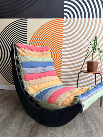 Verner Panton Relaxer II Rocking Chair For Rosenthal, 1970S