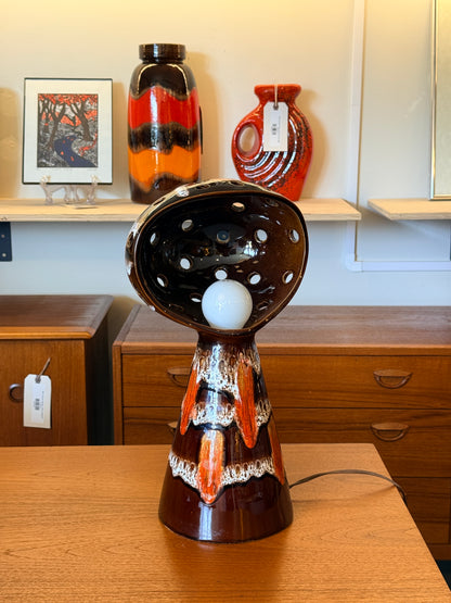 Vintage Sculptural Ceramic Table Lamp by Maurice Chalvignac