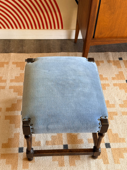 Vintage Upholstered Footstool