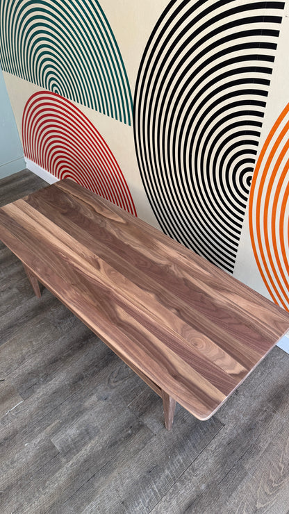Custom Solid Walnut Coffee Table