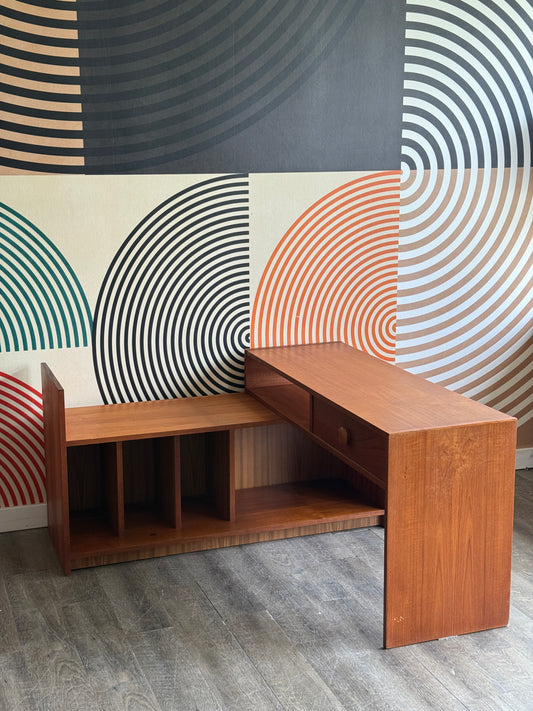 Vintage Teak Media Console
