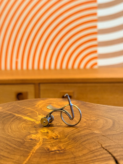 Vintage Miniature Brass Tricycle