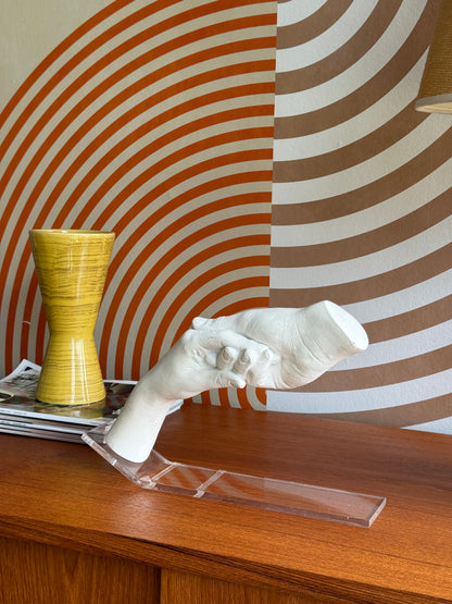 Vintage Hands Sculpture by John Cutrone for Austin Productions,1984