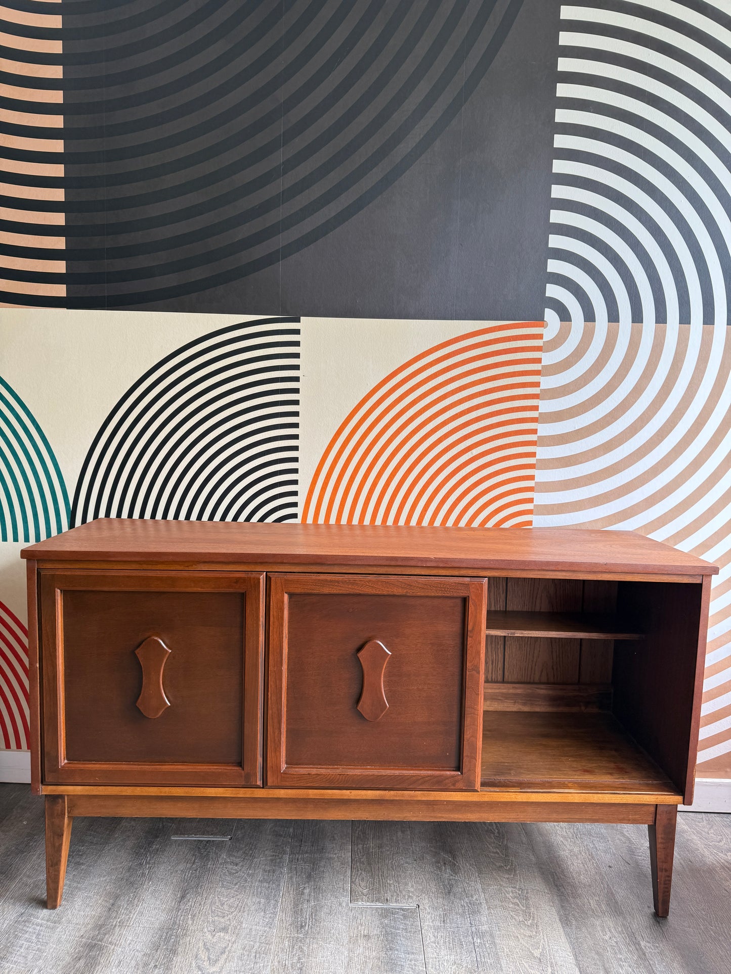 Vintage Walnut Sideboard