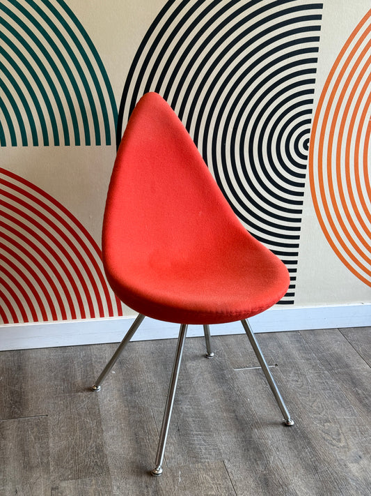 Red-Orange Drop Chair (Replica)