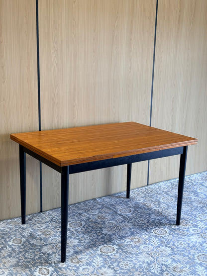 Vintage Teak Draw-Leaf Dining Table