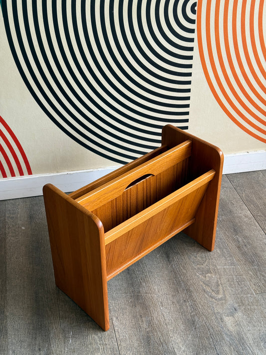 PBJ Mobler Danish Mid-Century Modern Teak Magazine Rack