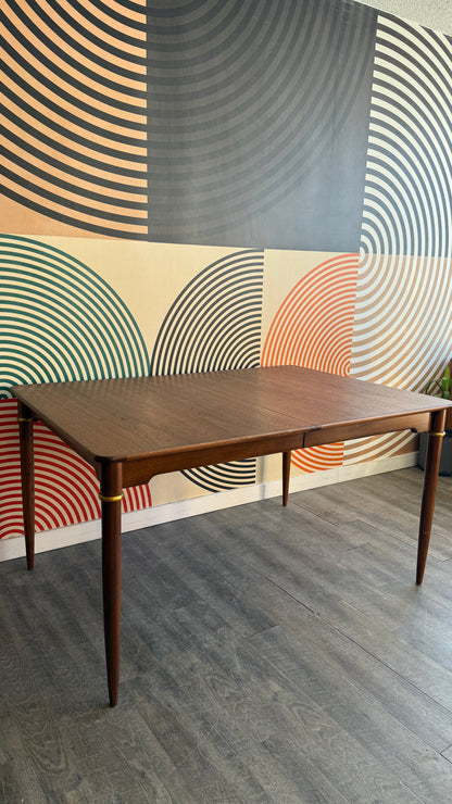 Extendable Vintage Walnut Dining Table