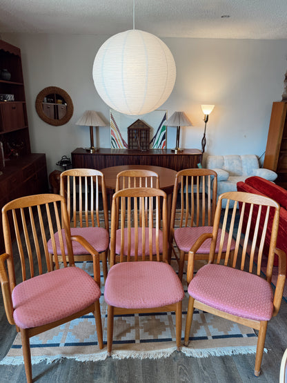 Set of 6 Teak Dining Chairs by Benny Linden