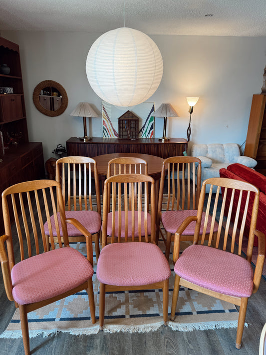 Set of 6 Teak Dining Chairs by Benny Linden