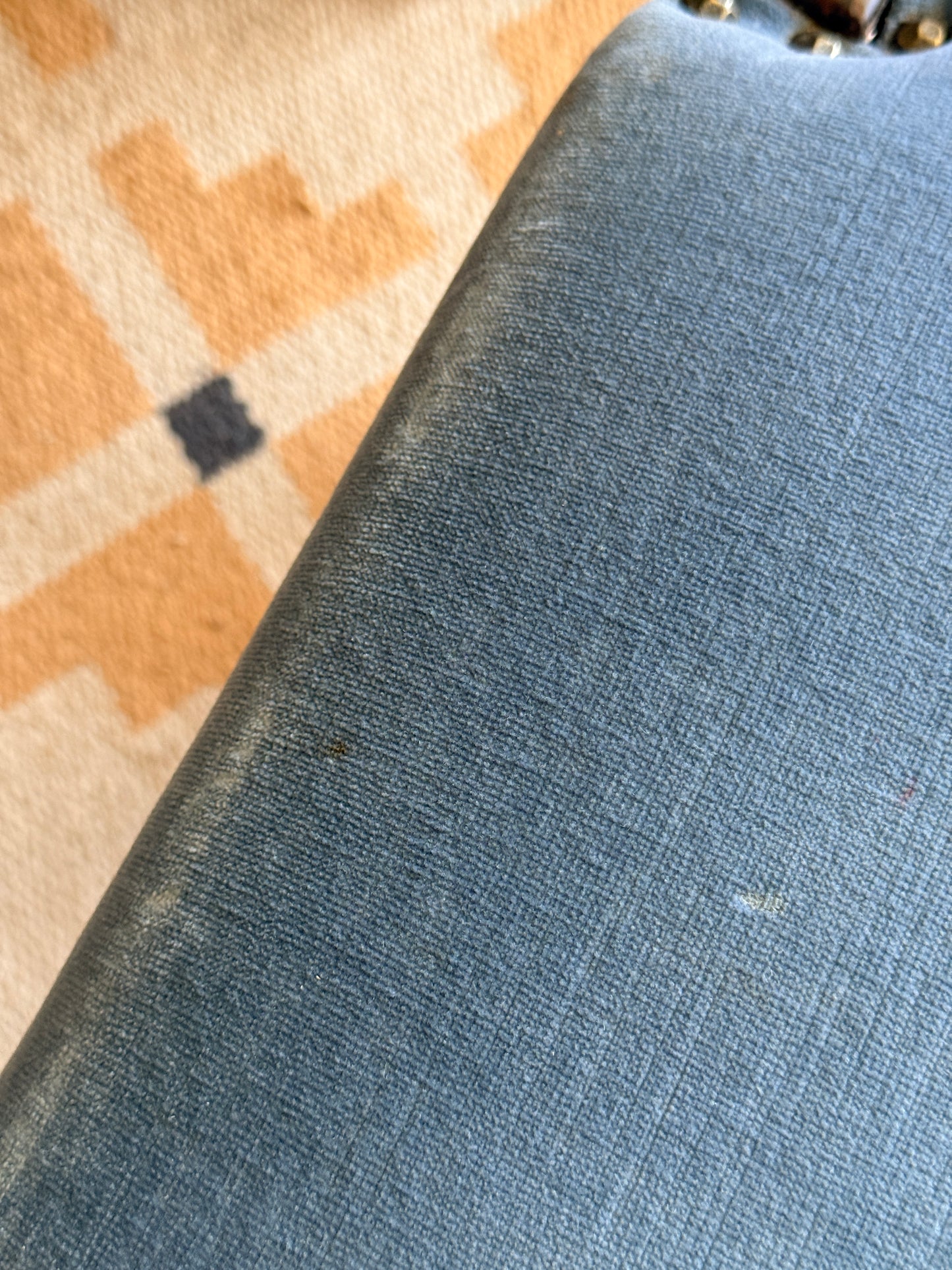 Vintage Upholstered Footstool