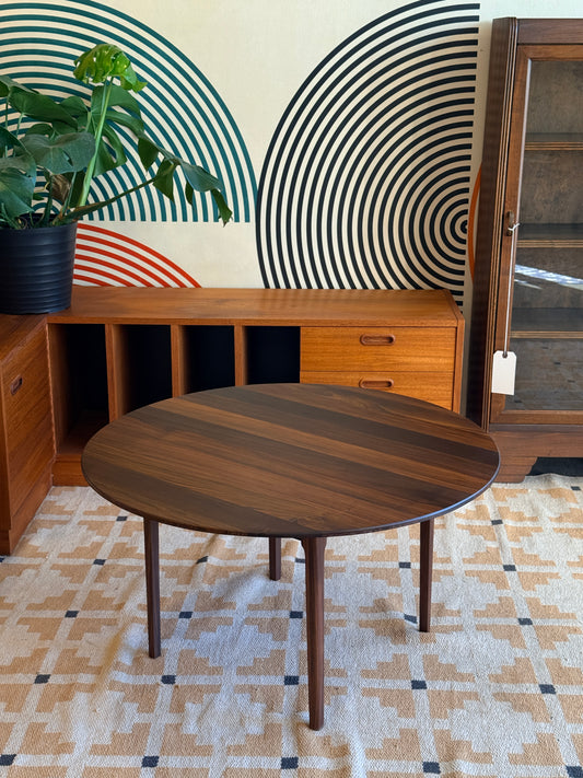Custom Solid Rosewood Round Coffee Table