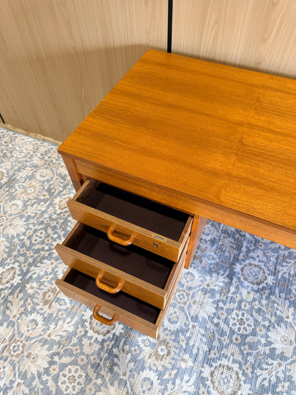 Vintage Danish Teak Desk by Domino