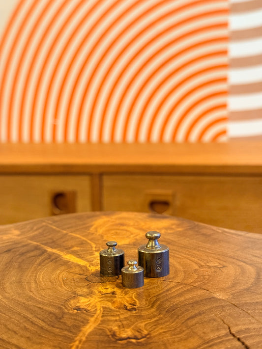 Vintage Miniature Brass Weights