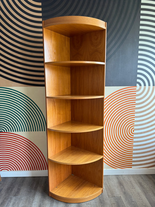Vintage Corner Teak Shelf