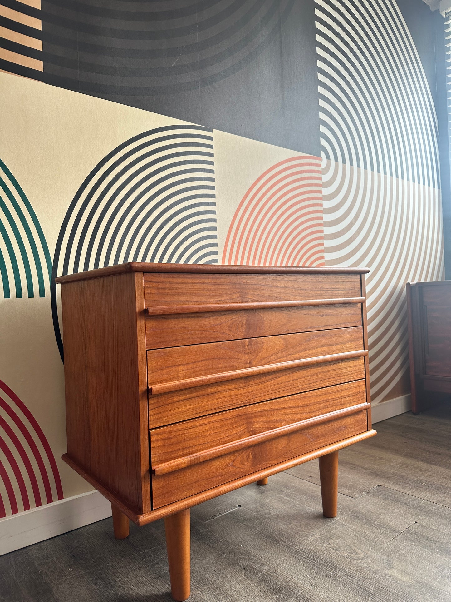 Small Teak Chest of Drawers