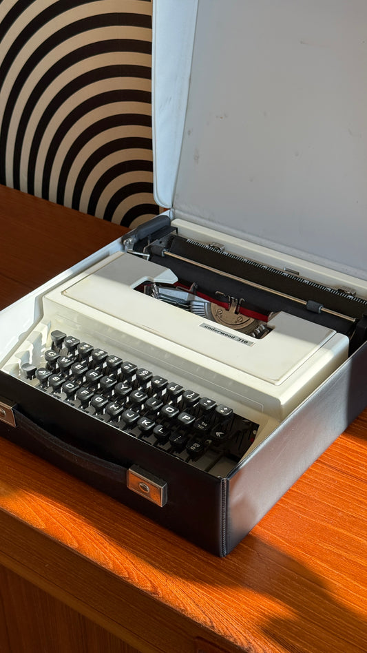 Vintage Underwood 310 Typewriter with Case