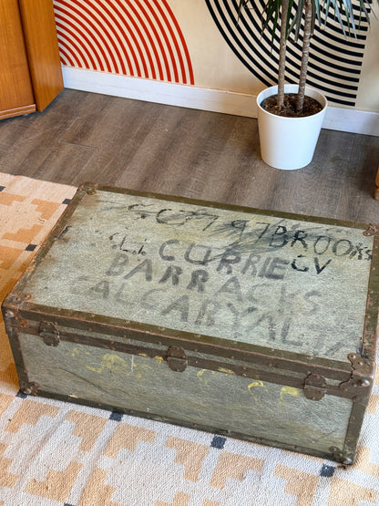 Vintage Military Fibreglass Trunk