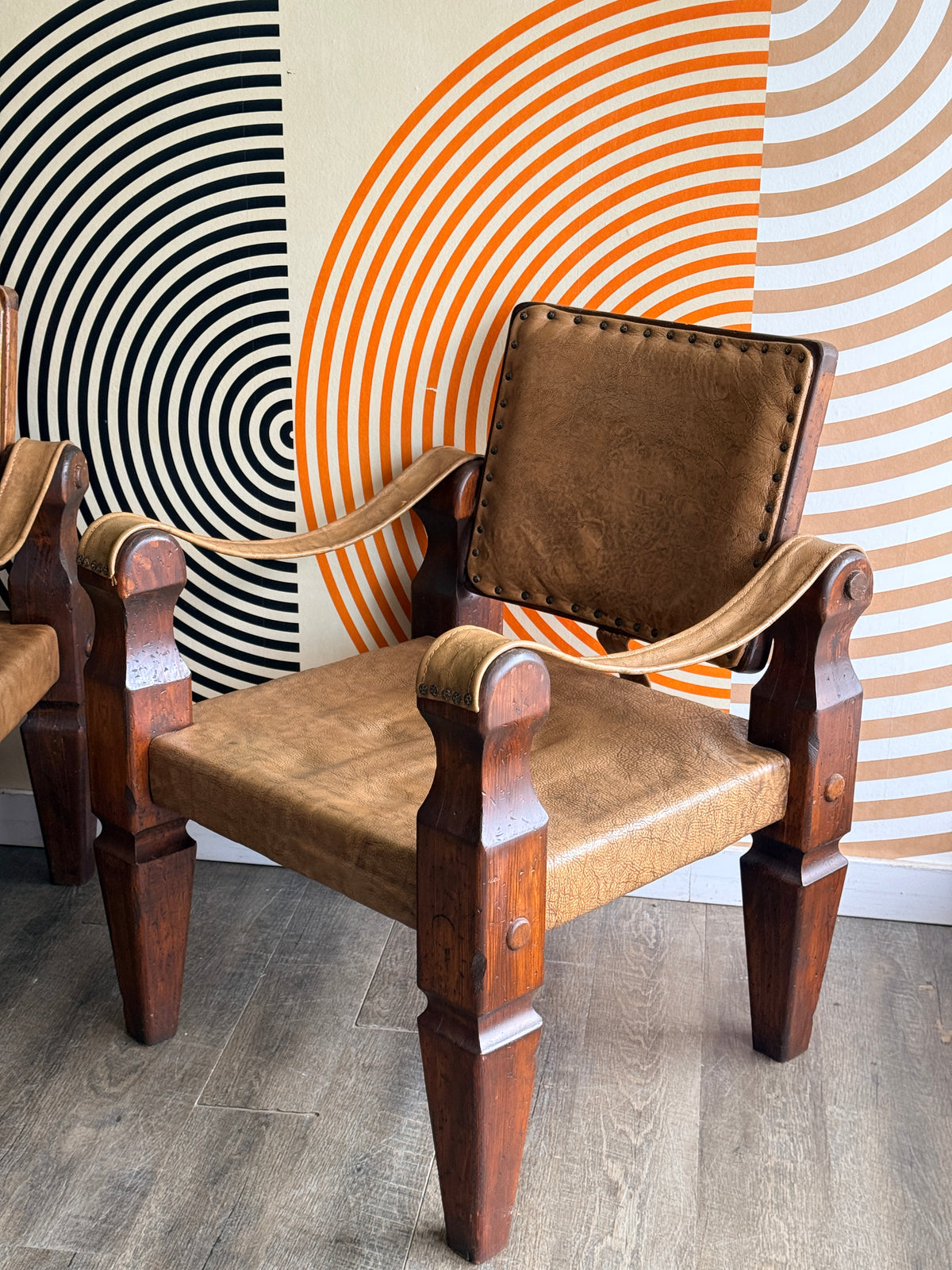 Vintage Mexican Tilt-Back Lounge Chair