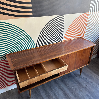 Vintage Walnut Sideboard by Deilcraft