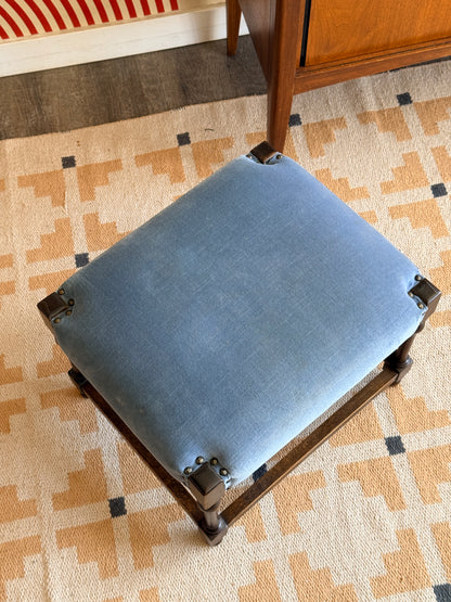 Vintage Upholstered Footstool