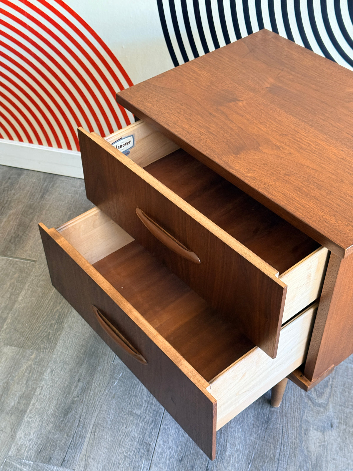 Vintage Hanover Two-Drawer Nightstand