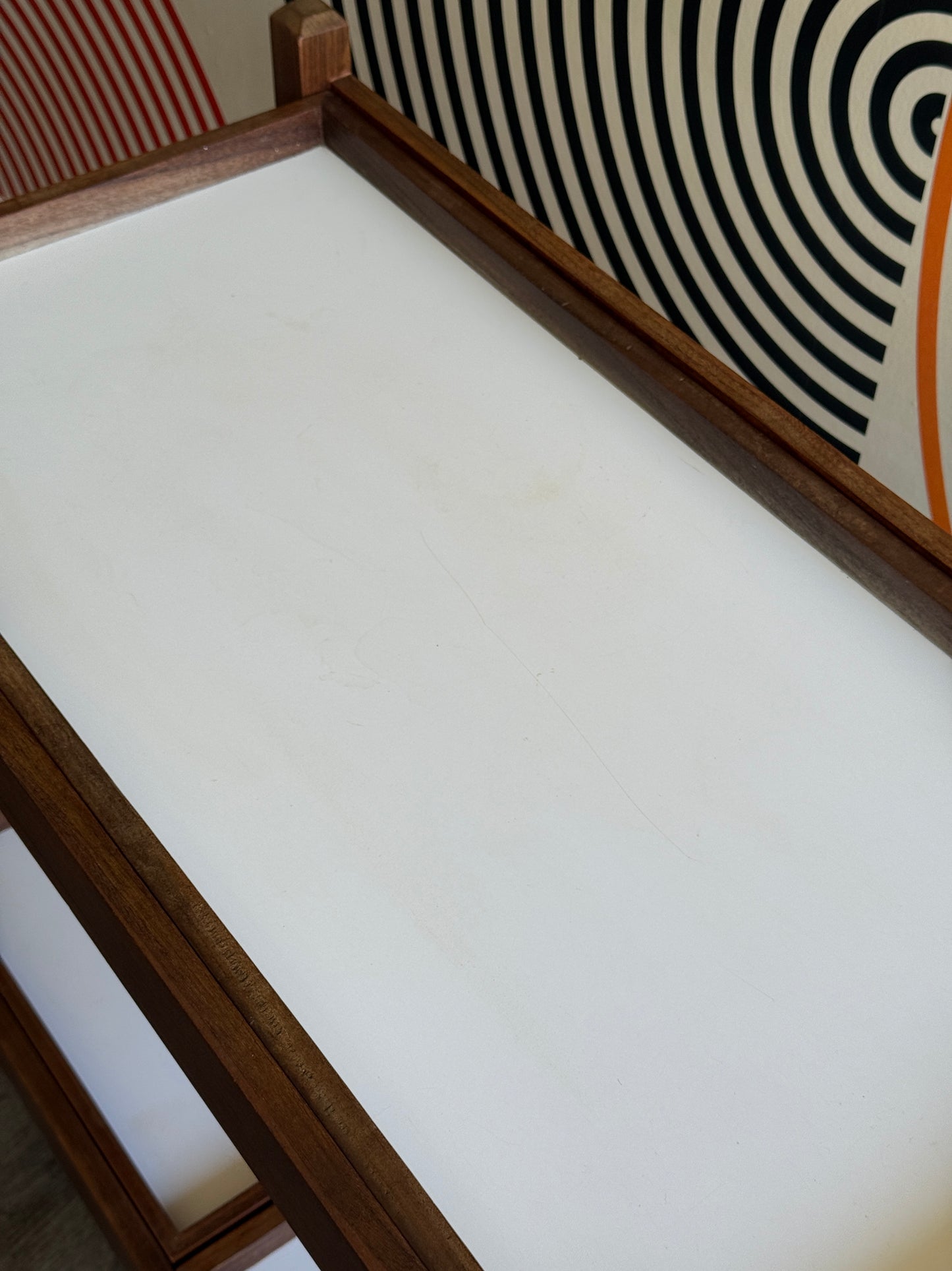 Vintage Teak Serving Table