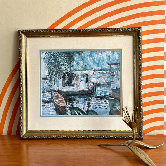 La Grenouillere (The Frog Pond) Framed Print by Pierre-Auguste Renoir