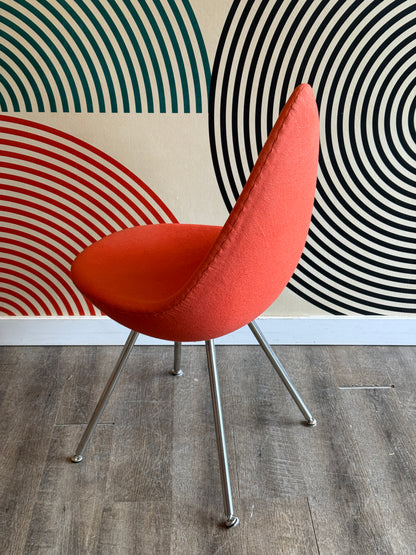 Red-Orange Drop Chair (Replica)