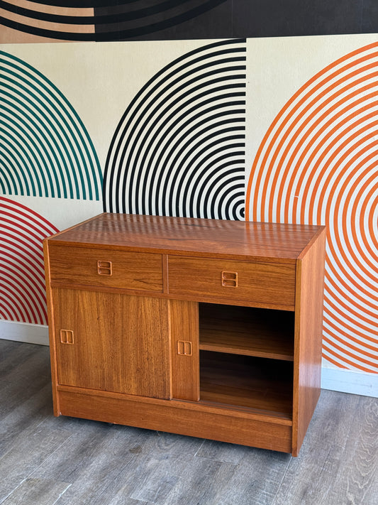 Vintage Teak Cabinet (2 Available)